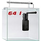 sera Scaper Cube 64 L Starterset - Kompaktes Aquarium (64 l) als Komplettset mit Innenfilter und LED-Beleuchtung