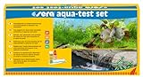 sera 04000 aqua-test set, Test Set fürs Aquarium & den Teich mit den 4 wichtigsten Wassertest pH, GH, KH, NO2 Teichwasser oder Aquarienwasser Testen für Fortgeschrittene schnell, genau, professionell
